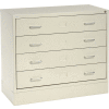Multimedia Stackable Storage Cabinet - Light Gray
