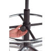 Height Adjustable Footring on Deluxe Polyurethane Stool