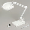 Desktop LED Magnifier Lamp, White