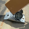 Lightweight Hand Truck Curb Ramps. Portable Aluminum Hand Cart Ramp