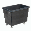 Dandux Black Recycled Plastic Box Truck 51Q126008X-073 8 Bushel 500 Lb. Capacity