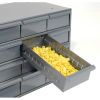 Easy Glide Runners on Drawers of Steel Drawer Parts Storage Cabinet