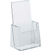 Global Approved 252012 Countertop Tri-Fold Brochure Holder, 4" x 7.25"