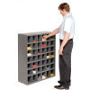 Steel Storage Bin Cabinet - 42 Bins
