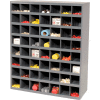 Durham Steel Storage Parts Bin Cabinet 361-95 Open Front - 56 Compartments