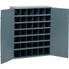 Durham Steel Storage Parts Bin Cabinet 360-95 With Doors - 42 Compartments