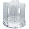 Global Approved 252317 4-Pocket Tri-Fold Size Brochure Holder On Revolving Base, 6" Base