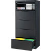 Global Lateral File Cabinet 30W 5 Drawer Black