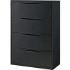 Interion® 36" Premium Lateral File Cabinet 4 Drawer Black