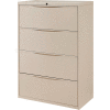 Interion® 36" Premium Lateral File Cabinet 4 Drawer Putty