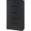 Global Lateral File Cabinet 36W 5 Drawer Black
