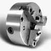 3 Jaw Self-Centering Iron Body Chuck - Med. Duty - 25" Dia. - Flat Back - Pratt Burnerd 2534-2000