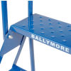 Perforated Steps on Folding Rolling Ladder