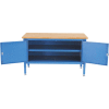 Global Industrial™ 72 x 30 Security Cabinet Bench - Maple Square Edge