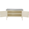 60 x 30 Security Cabinet Bench - Stainless Square Edge