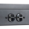 72 in. Black Power Riser-6 Outlets, Fuse, switch and wire
																			