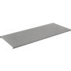 72"W x 30"D x 1-3/4" Thick Steel Square Edge Workbench Top - 12 Gauge Steel - Gray