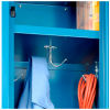 Single and Double Prong Hooks in Single Tier Steel Lockers, School Lockers, Metal Locker, Storage Lockers, Student Lockers, Assembled Lockers