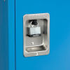 Recessed Padlockable Handle for Double Tier Steel Lockers, School Lockers, Metal Locker, Storage Lockers, Student Lockers, Assembled Lockers