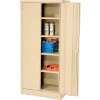 Compact Storage Cabinet 30x15x66 Tan