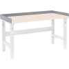 Global Industrial™ Back and End Stops For Workbench Top - 60"W x 30"D x 3"H - Gray