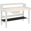 Global Industrial Lower Black Steel Shelf With 2" Back Stop, 60"W x 14"D
