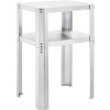 Global Industrial™ 24W x 18D x 30 to 36H Adj. Height Shop Stand - 16 Ga.430 Stainless Steel
																			