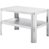 Global Industrial™ 36W X 24D x 18 to 24H Adj. Height Shop Stand - 16 Ga.430 Stainless Steel
																			