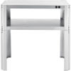 Global Industrial™ 36W X 24D x 30 to 36H Adj. Height Shop Stand - 16 Ga.430 Stainless Steel
																			