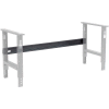 Global Industrial™ Workbench Steel Stringer For C Channel Adj Leg & Fixed Height, 96"W, Black