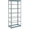 Global Industrial™ Heavy Duty Shelving 36"W x 18"D x 84"H With 7 Shelves - No Deck - Gray