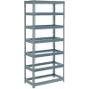 Global Industrial Extra Heavy Duty Shelving 36"W x 24"D x 84"H With 7 Shelves, No Deck, Gray
