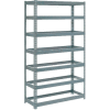 Global Industrial™ Extra Heavy Duty Shelving 48"W x 18"D x 84"H With 7 Shelves, No Deck, Gray