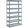 Global Industrial™ Extra Heavy Duty Shelving 48"W x 18"D x 96"H With 7 Shelves, Wire Deck, Gry