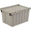Plastic Storage Container - Attached Lid DC2115-12 21-7/8 x 15-1/4 x 12-7/8 Gray
																			