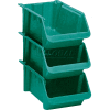 LEWISBins Fiberglass Hopper Bin SH2411-8 Stack And Nest 24"L x 11-1/2"W x 8"H Green - Pkg Qty 5