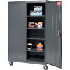Sandusky Mobile Storage Cabinet TA4R462472 - 46x24x78, Charcoal