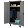 Sandusky Mobile Wardrobe Cabinet TAWR462472 - 46x24x78, Charcoal