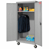 Sandusky Mobile Wardrobe Cabinet TAWR462472 - 46x24x78, Gray