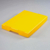 Global Industrial™ Corrugated Plastic Postal Mail Tote Lid Yellow - Pkg Qty 10