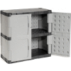 Rubbermaid 7085 Plastic Storage Cabinet Base Double Door 36"W x 18"D x 37"H