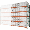 Global Industrial™ Record Storage Rack Add-On Letter Legal 96"W x 42"D x 120"H