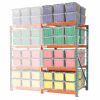 Global Industrial™ Record Storage Rack Add-On Letter Polyethylene Box 48"W x 48"D x 96"H