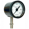 Perma-Cal 123NID27A21, 2.5" Dial, 0-30 psi, 1/4" NPT, Bottom Mount, SS Connection, BLK No Flange