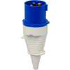 Walther Electric 260509, Male Plug, 60/63A, 5P, 230/250Vac, 9 Hr, IP44, With Cable Sleeve