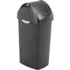 simplehuman® Plastic Swing Lid Can - 16 Gallon Black