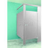 Steel Complete In-Corner Compartment 36" Wide - Gray