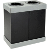 Safco® 2-In-1 Disposable Recycling Center 9794BL (2) 28 Gallon - Corrugated Plastic