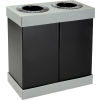 Safco® 2-In-1 Disposable Recycling Center 9794BL (2) 28 Gallon - Corrugated Plastic
																			