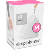 simplehuman® Trash Can Liner Code M - 12 Gallon, 21.5 X 30.7, 1.18 Mil, White, Pack of 240
